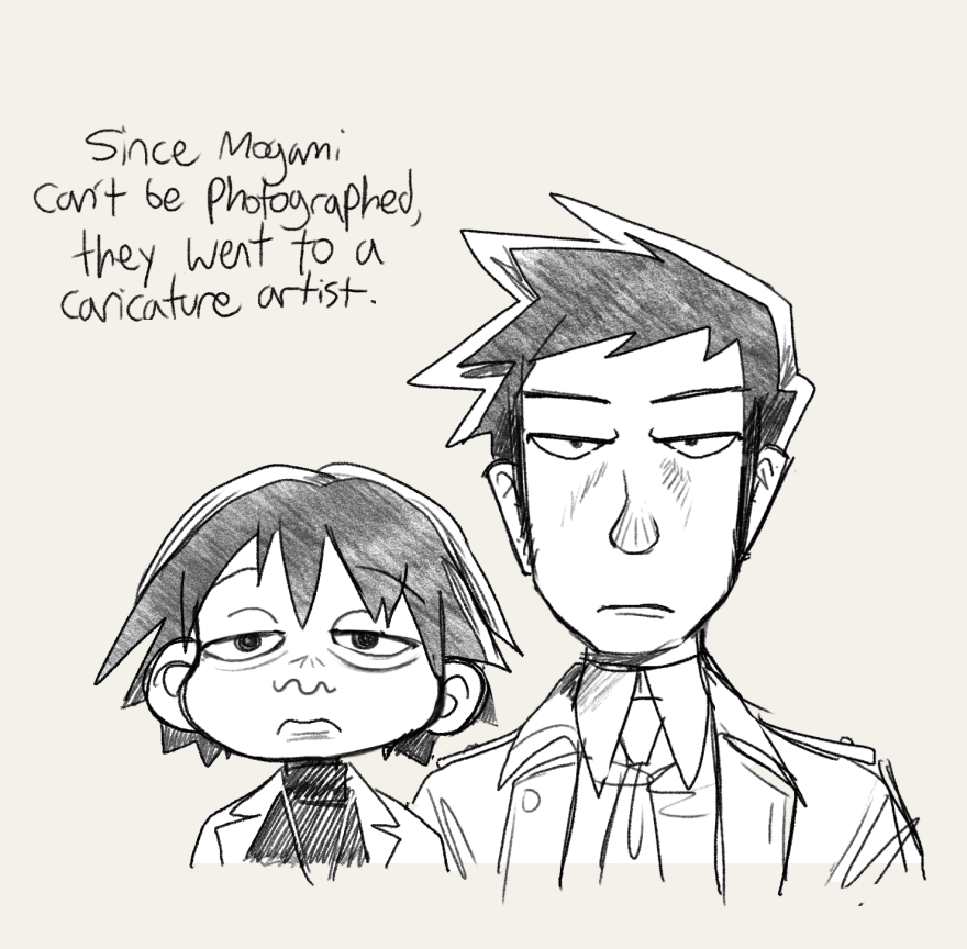 cartoon mogami and ritsu