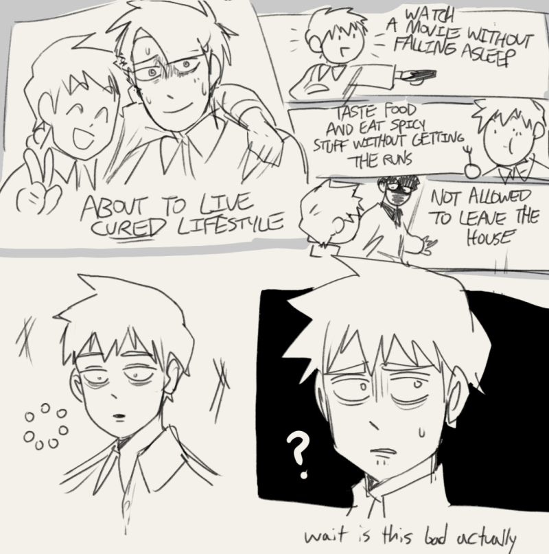 whats reigen up to in mogamiland